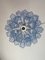 Blue Tronchi Murano Glass Chandelier in Venini Style by Simoeng, Image 8