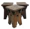French Country House Brutalist Arts & Crafts Stool, 1910s 5