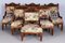 Czech Living Room Set in Beech and Walnut, 1890s, Set of 7, Image 9