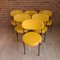 Yellow Model 430 Dining Chairs by Verner Panton, 1960s, Set of 6 1