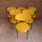 Yellow Model 430 Dining Chairs by Verner Panton, 1960s, Set of 6, Image 1