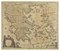 Johannes Janssonius, mapa antiguo de Grecia, aguafuerte, década de 1650, Imagen 1