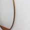 Mid-Century Italian Oval Wall Mirror with Brass Frame in the style of Gio Ponti, 1950s 10