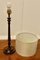 Tall Turned Dark Wood Table Lamp, 1920s 7