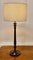 Tall Turned Dark Wood Table Lamp, 1920s 4