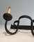 Wrought Iron Clover Sconing, 1950s, Set of 4 6