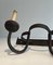 Wrought Iron Clover Sconing, 1950s, Set of 4, Image 6