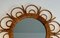 French Rattan Mirror, 1970s 9