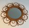 French Rattan Mirror, 1970s 11