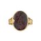 Antiker Ring aus 18 Karat Gold mit rotem Jaspis Edelstein 3