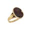 Antique 18k Gold Ring with Red Jasper Gem, Image 2
