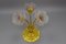 French Neoclassical Style Bronze and Glass Ceiling Light, 1920s, Image 15