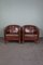 Sheep Leather Armchairs, Set of 2, Image 1