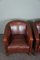 Sheep Leather Armchairs, Set of 2 6