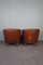 Sheep Leather Armchairs, Set of 2 4