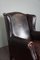 Dark Patinated Sheep Leather Lounge Chair 6