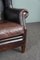 Dark Patinated Sheep Leather Lounge Chair 8