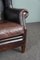 Dark Patinated Sheep Leather Lounge Chair, Image 8