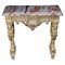 20th Century Wall Console Gilded with Marble Model in the style of F. Linke 1