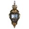 French Louis XVI Fire Lantern in Bronze and Brass, Image 1