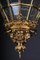 Linterna de fuego francesa Luis XVI de bronce y latón, Imagen 4