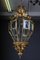 Französische Louis XVI Feuerlaterne aus Bronze und Messing 18