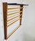Coat Rack with Hat Rack in Brass, Walnut and Beech attributed to Carl Auböck, 1950s 13