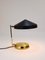 Schwarze Mid-Century Tisch- oder Schreibtischlampe aus Messing, Österreich, 1960er 19