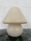 Lámpara de mesa en forma de hongo en forma de remolino de cristal de Murano, años 70, Imagen 3
