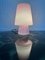 Lámpara de mesa en forma de hongo en forma de remolino de cristal de Murano, años 70, Imagen 5