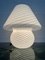 White Murano Glass Mushroom, 1970s 2