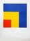 Ellsworth Kelly, rojo, amarillo, azul, litografía grande, años 60, Imagen 1