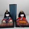 Japanische Hina Dolls (Hina Doll) mit Byōbu (Klappwand), 1950er, 3er Set 5