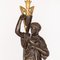 Candelabros franceses Ormolu de bronce sobre mármol negro, década de 1870. Juego de 2, Imagen 9