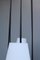 Vintage Italian Chandelier in Glass and Black Metal from Stilnovo, 1950s, Image 33