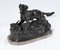 Pierre-Jules Mêne, Spaniel Dog, 19th Century, Bronze on Marble Base, Image 2