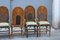 Tavolo da pranzo vintage con sedie in bambù e ottone, Italia, anni '70, set di 9, Immagine 34