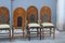 Vintage Italian Dining Table with Chairs in Bamboo and Brass, 1970s, Set of 9 34