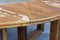 Mesa de comedor italiana vintage con sillas de bambú y latón, años 70. Juego de 9, Imagen 21