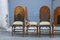 Tavolo da pranzo vintage con sedie in bambù e ottone, Italia, anni '70, set di 9, Immagine 33
