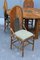 Italienischer Vintage Esstisch mit Stühlen aus Bambus & Messing, 1970er, 9er Set 42