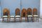 Tavolo da pranzo vintage con sedie in bambù e ottone, Italia, anni '70, set di 9, Immagine 35