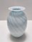 Vintage Murano Glass Vase with Light Blue and White Canes, 1970s, Image 7