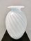 Vintage Murano Glass Vase with Light Blue and White Canes, 1970s 6