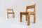 Brutalist Pine Dining Chairs attributed to Ate van Apeldoorn, Set of 2 3