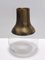 Vintage Italian Glass Vase with Brass by Max Ingrand, 1960s, Image 1