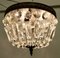 Small French Empire Style Crystal Basket Chandelier, 1920s 4