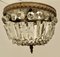 Small French Empire Style Crystal Basket Chandelier, 1920s 6