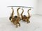 Vintage Brass Elephant Coffee Table, 1970s, Image 1