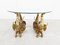 Vintage Brass Elephant Coffee Table, 1970s, Image 2